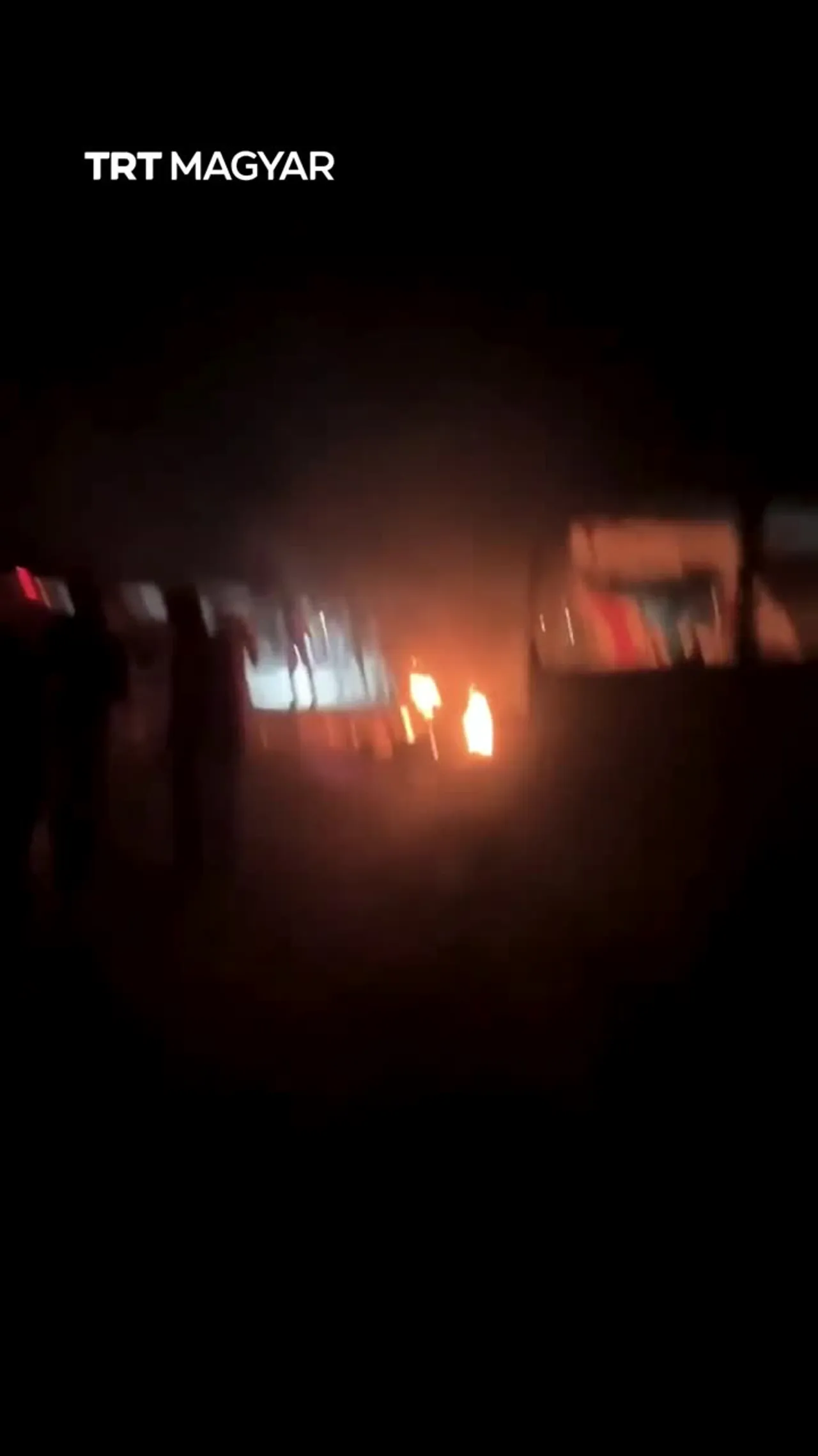 Egy izraeli támadás után civil áldozatok Gaza város északi részén