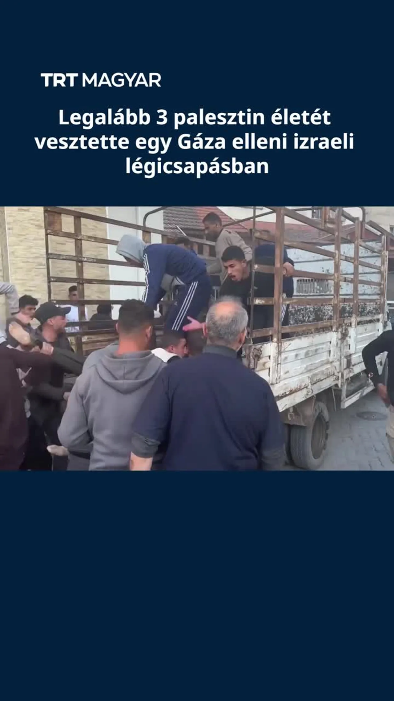Legalább 3 palesztin életét vesztette egy Gáza elleni izraeli légicsapásban