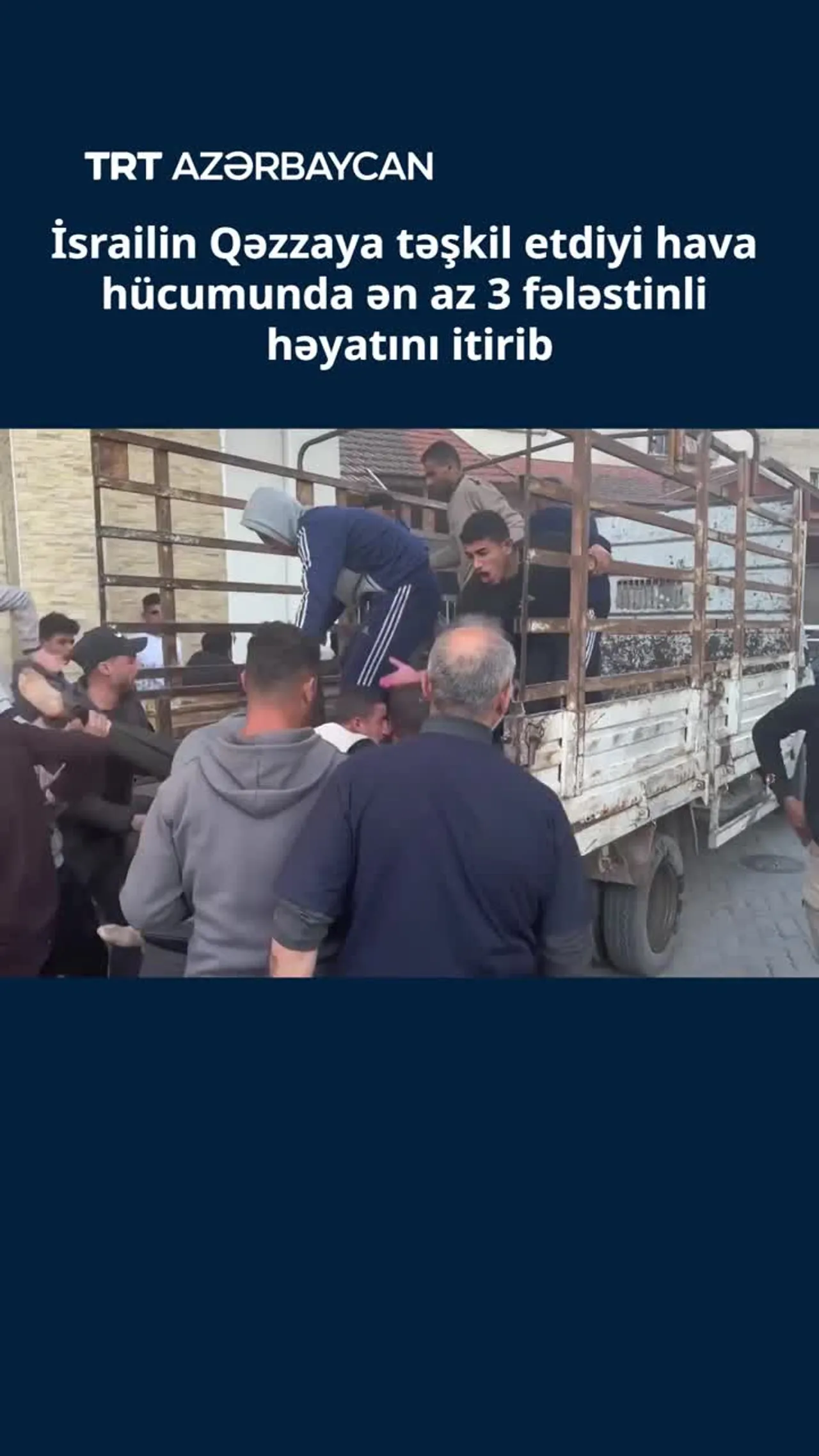 İsrailin Qəzzaya təşkil etdiyi hava hücumunda ən az 3 fələstinli həyatını itirib