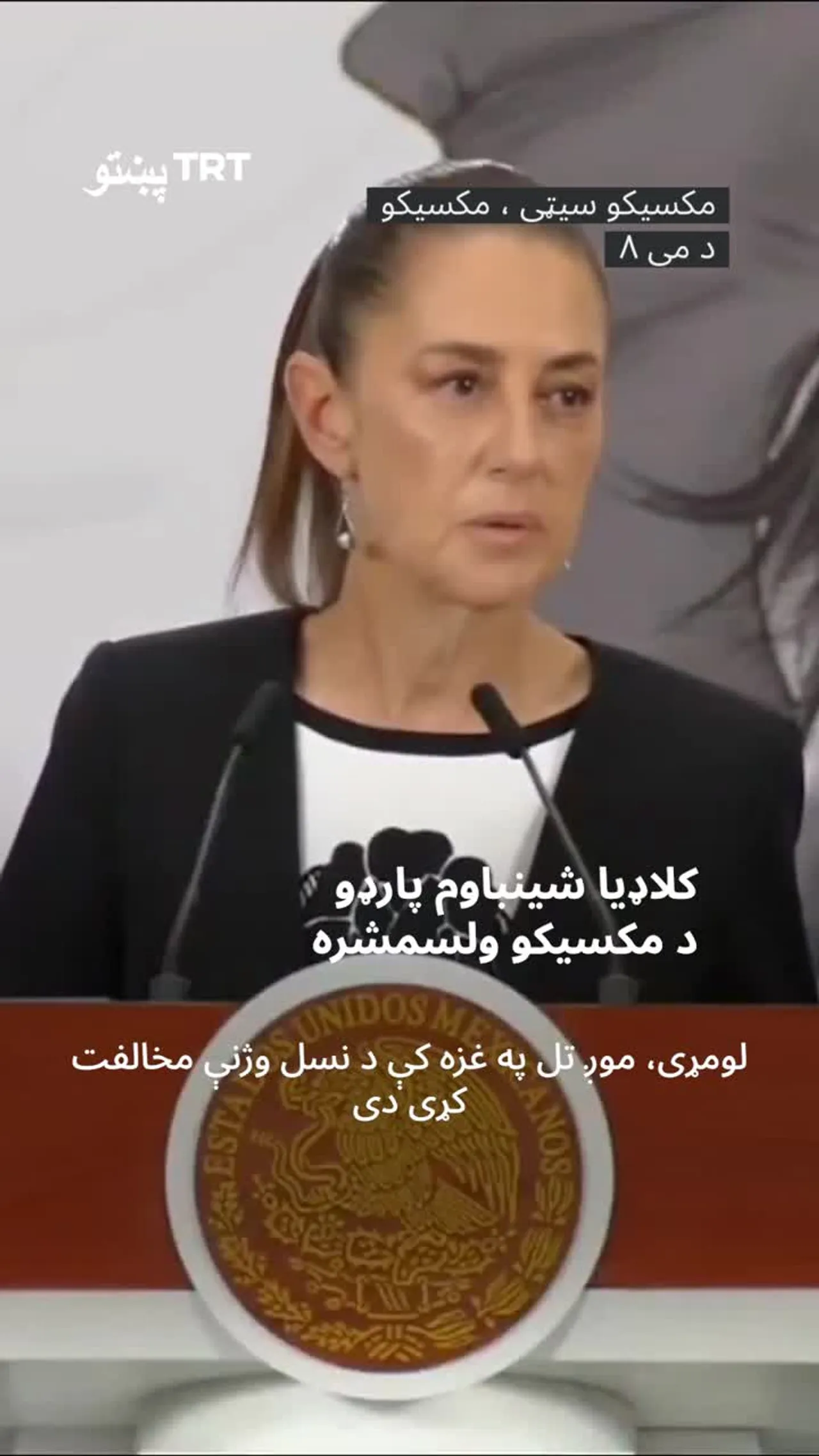 د مکسیکو ولسمشره : د یو خپلواک فلسطیني دولت له جوړیدو پوره ملاتړ کوو