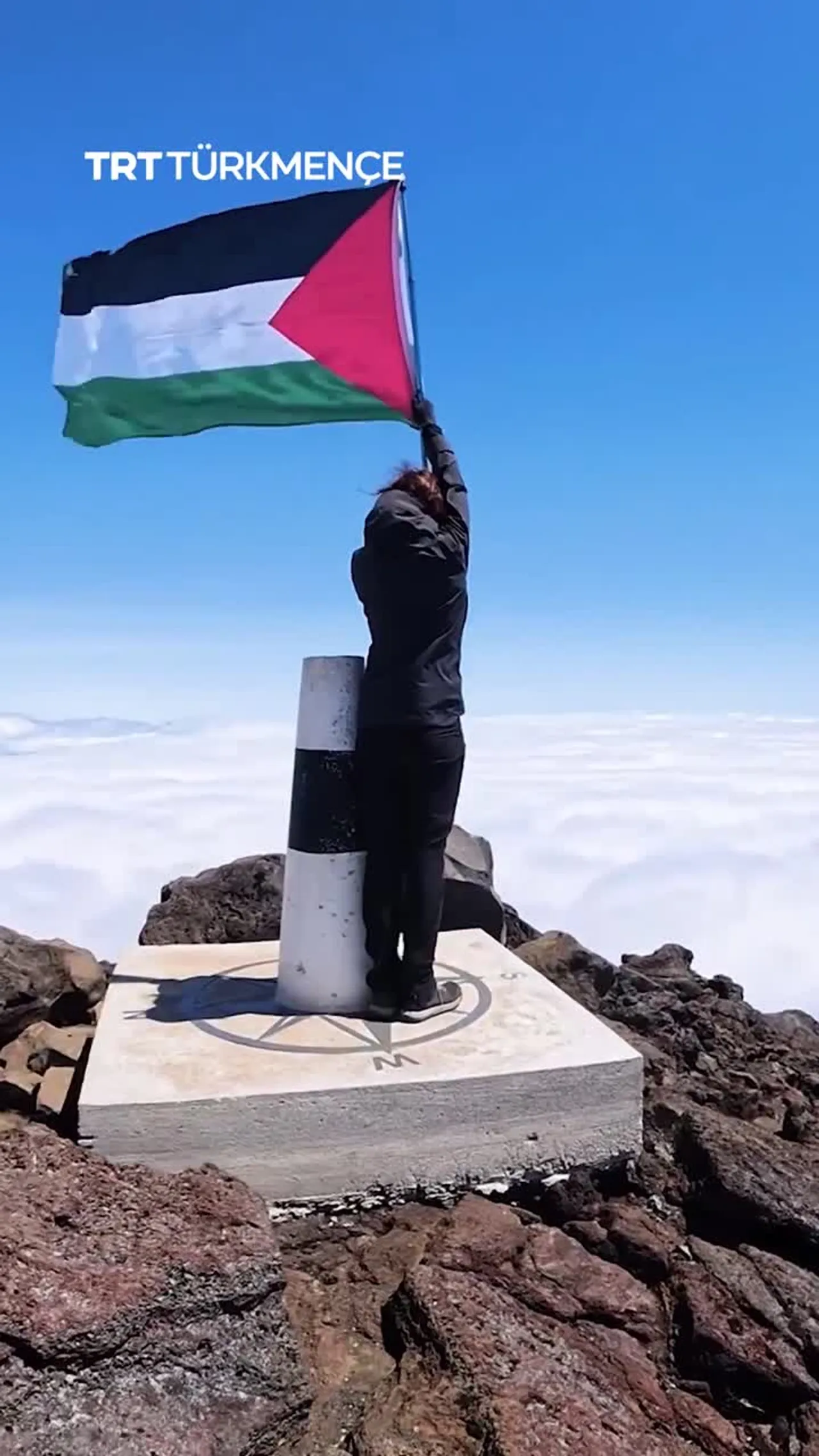 PORTUGALIÝALY MEÝLETINLER PIKO DAGYNDA PALESTINIŇ BAÝDAGYNY GÖTERDI