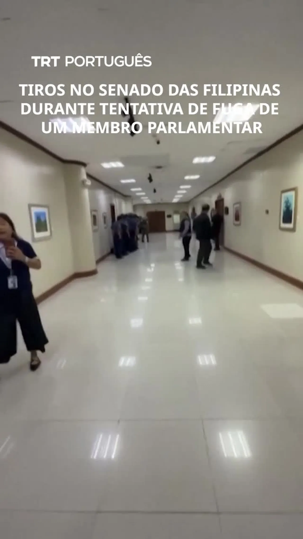 Tiros no Senado das Filipinas durante tentativa de fuga de um membro parlamentar