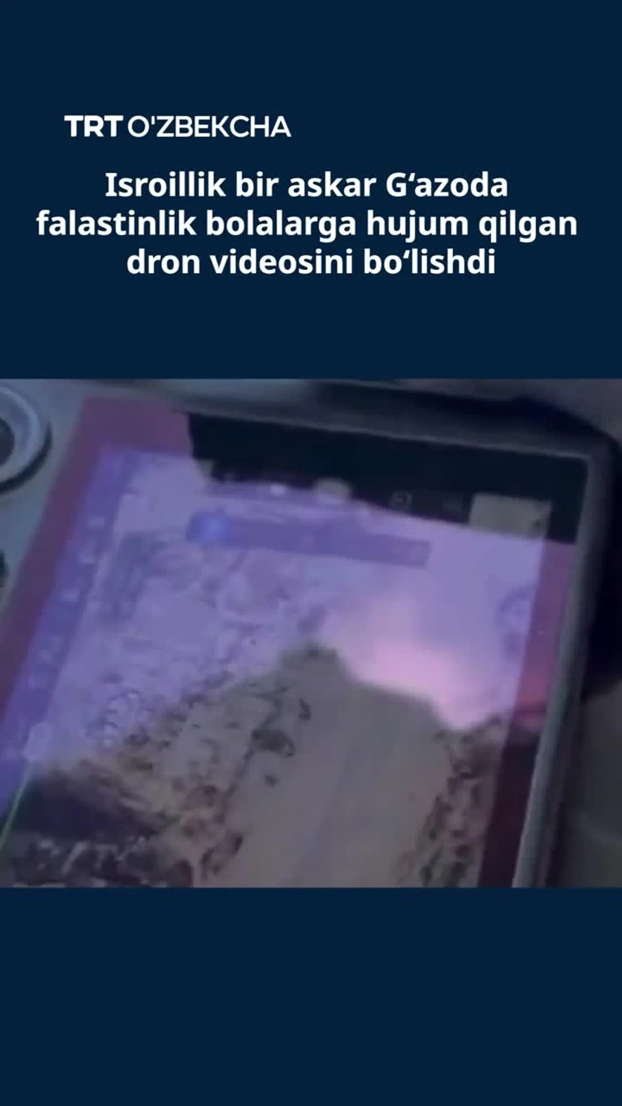 Isroillik askar falastinlik bolalarga hujum qilgan videolavha bo‘lishdi