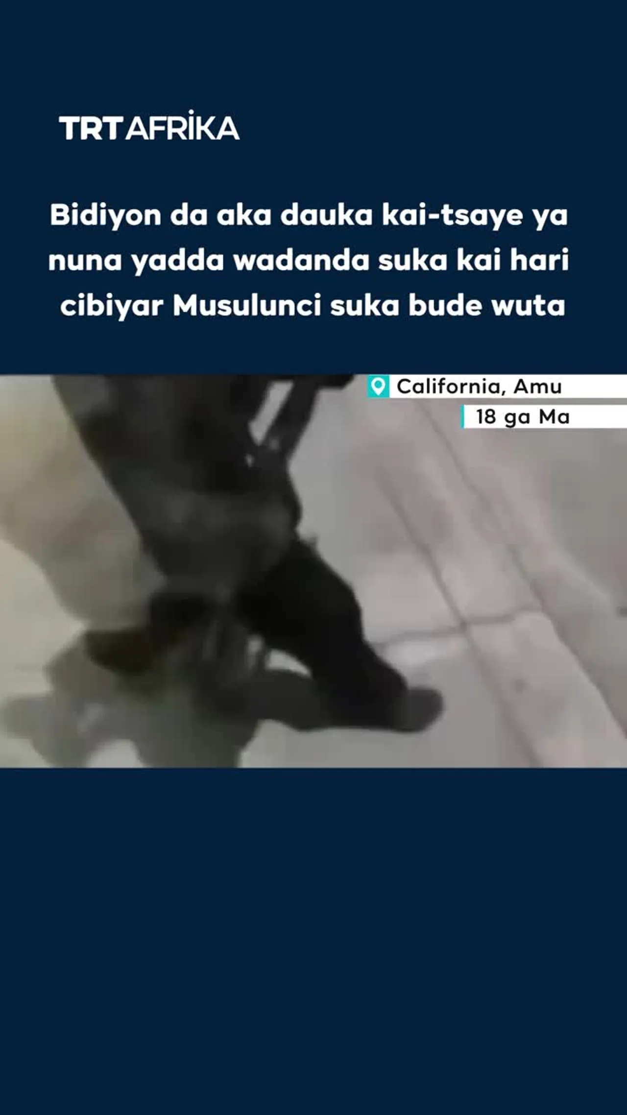 Wadanda suka yi harbe-harbe sun dauki bidiyon harin kai-tsaye
