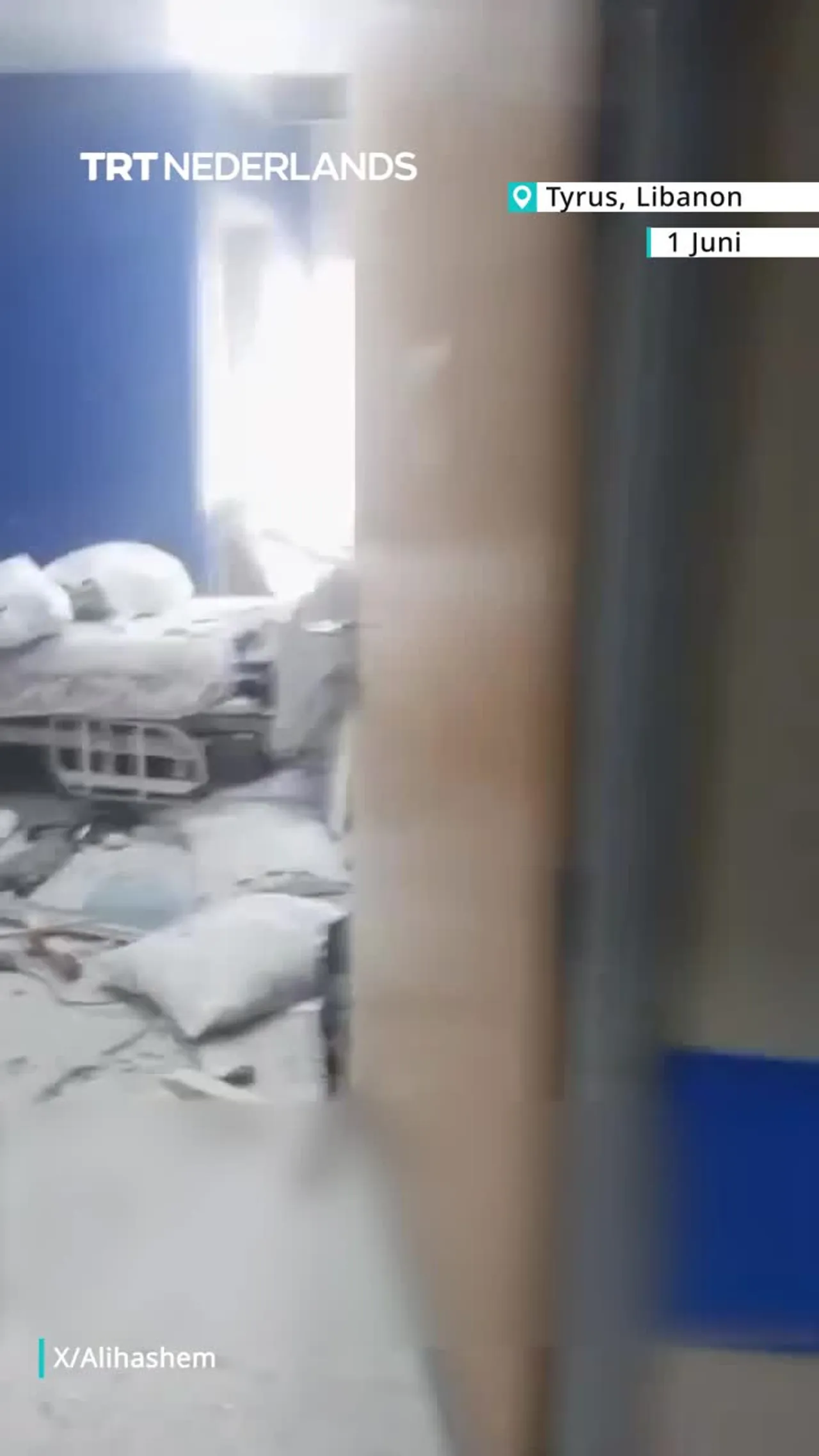 Zware Israëlische bombardementen nabij Jabal Amel-ziekenhuis in Libanon