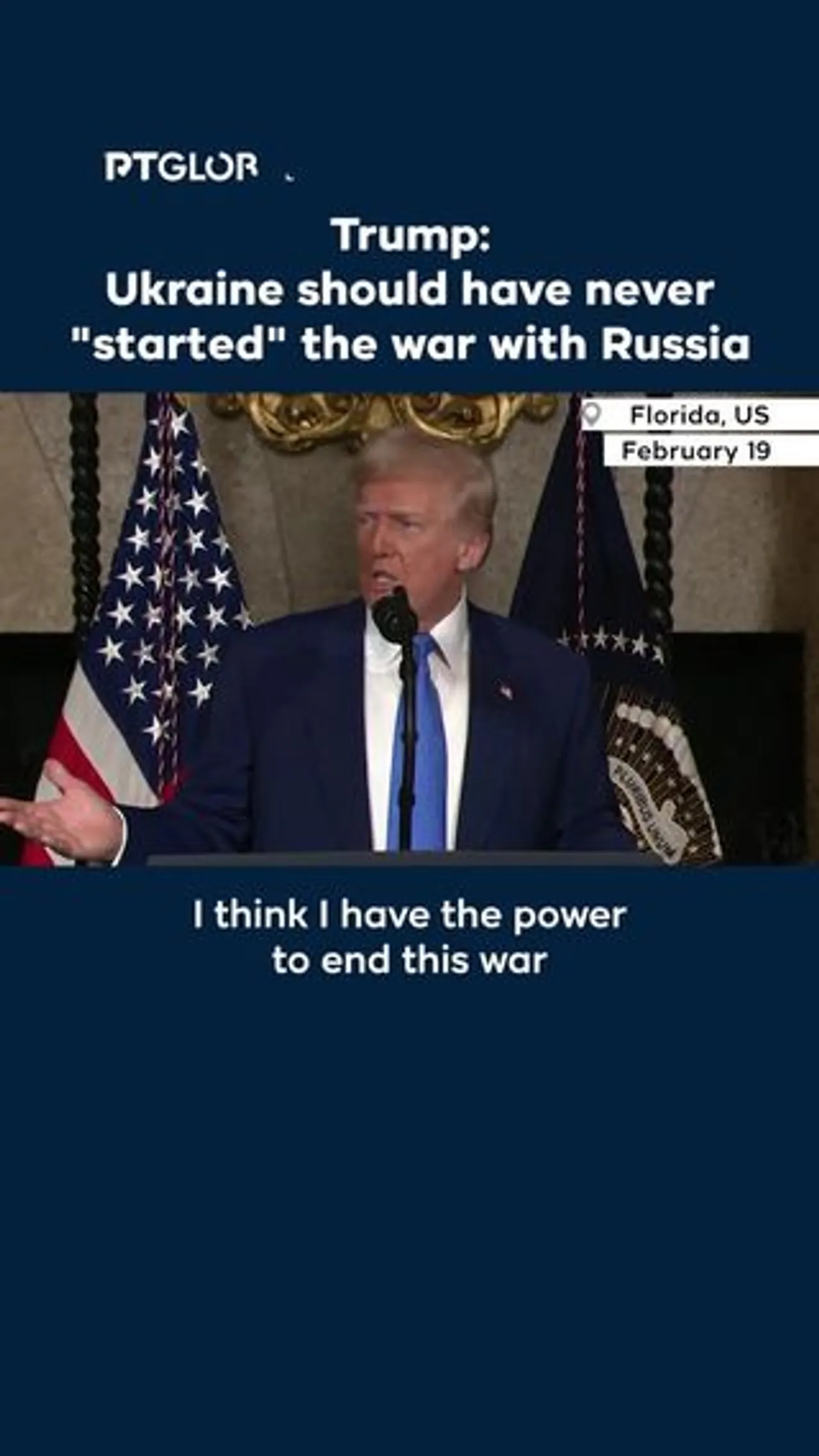 Trump says Ukraine should have never 'started' the war with Russia