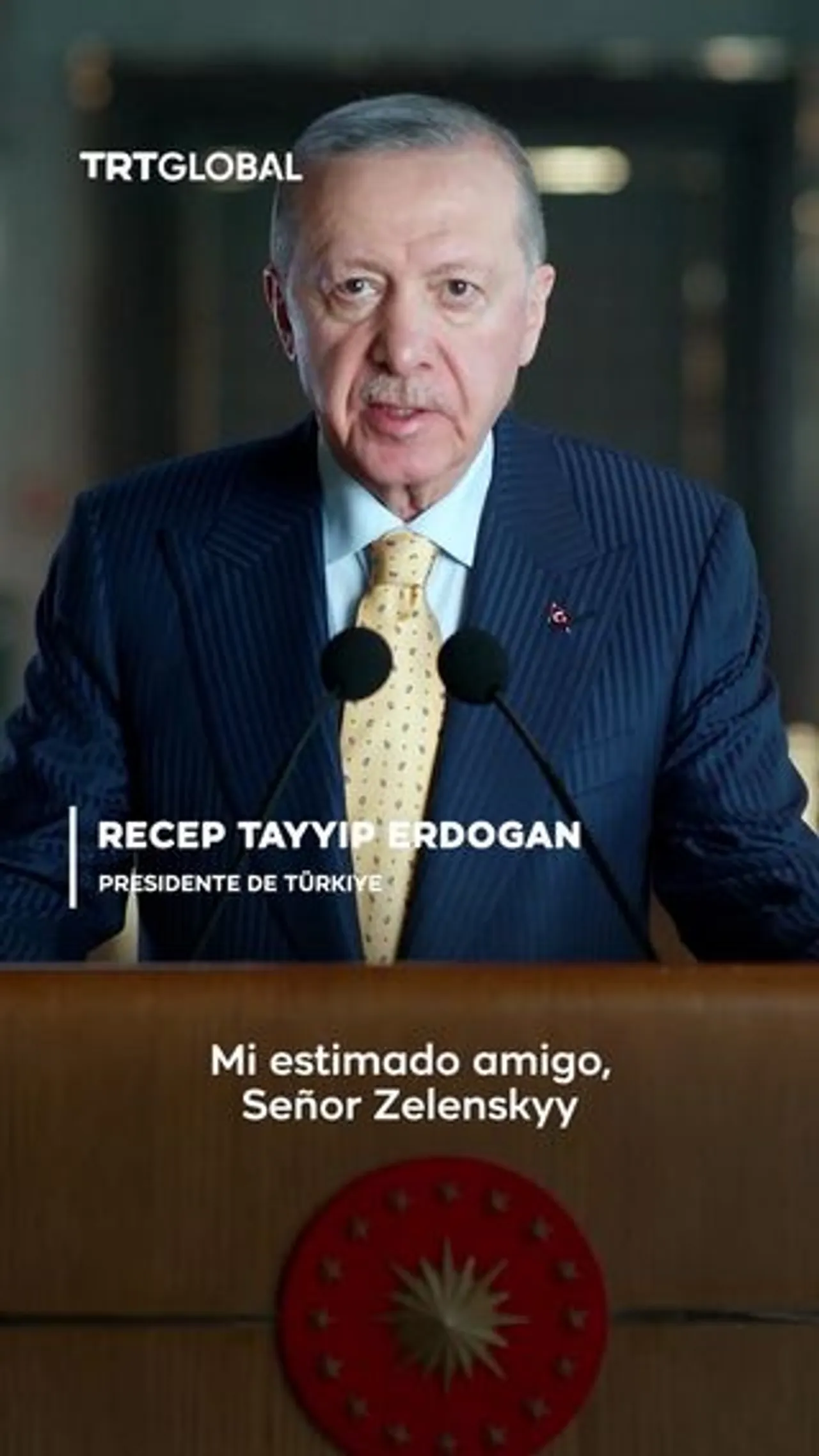 Erdogan llama a la paz en Ucrania