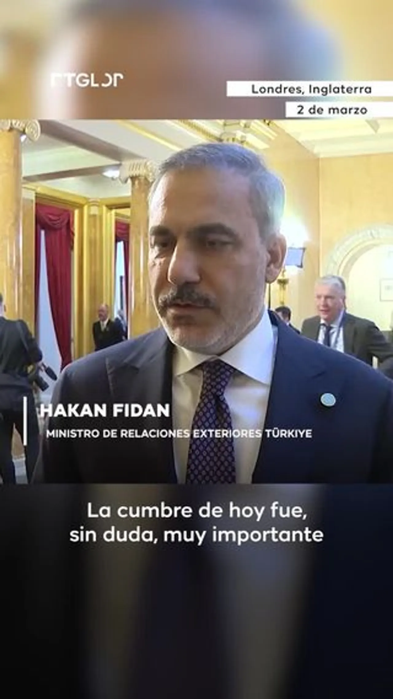 Hakan Fidan habla sobre paz en Ucrania
